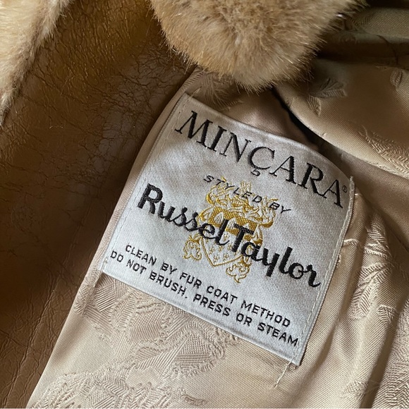 Vintage Mincara by Russell Taylor Faux Fur Stole - Picture 3 of 3